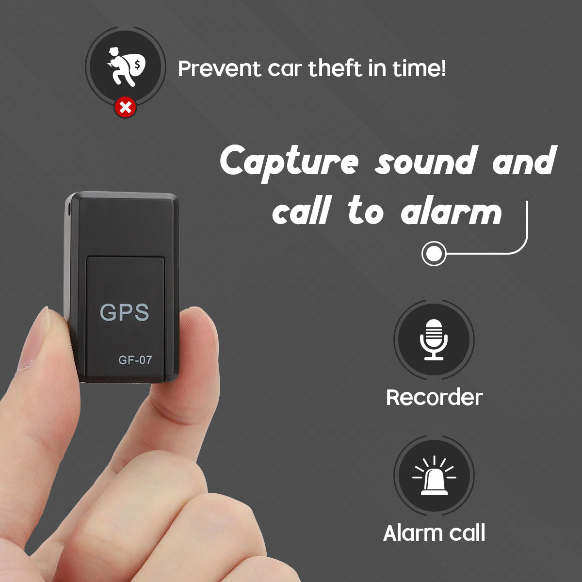 GPS TRACKER + SOUND RECORDER