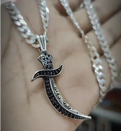 Zulfiqar Pendant Necklace with Gift Box