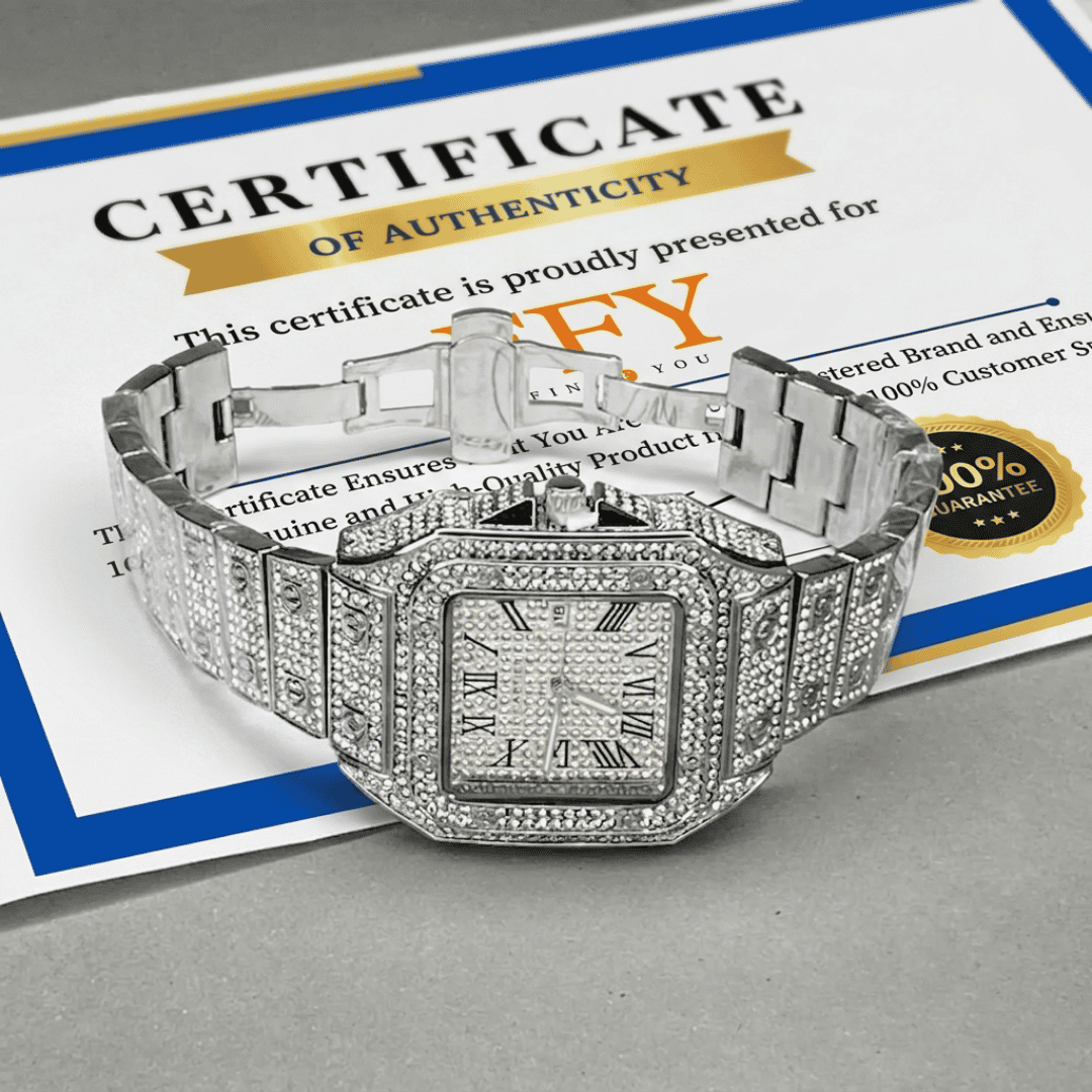 Iced Out Fashion Watch