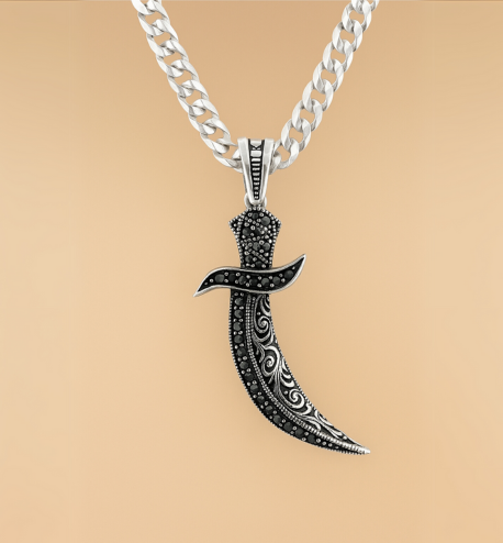 Zulfiqar Pendant Necklace with Gift Box