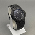 Luxury Black Iced-Out Watch